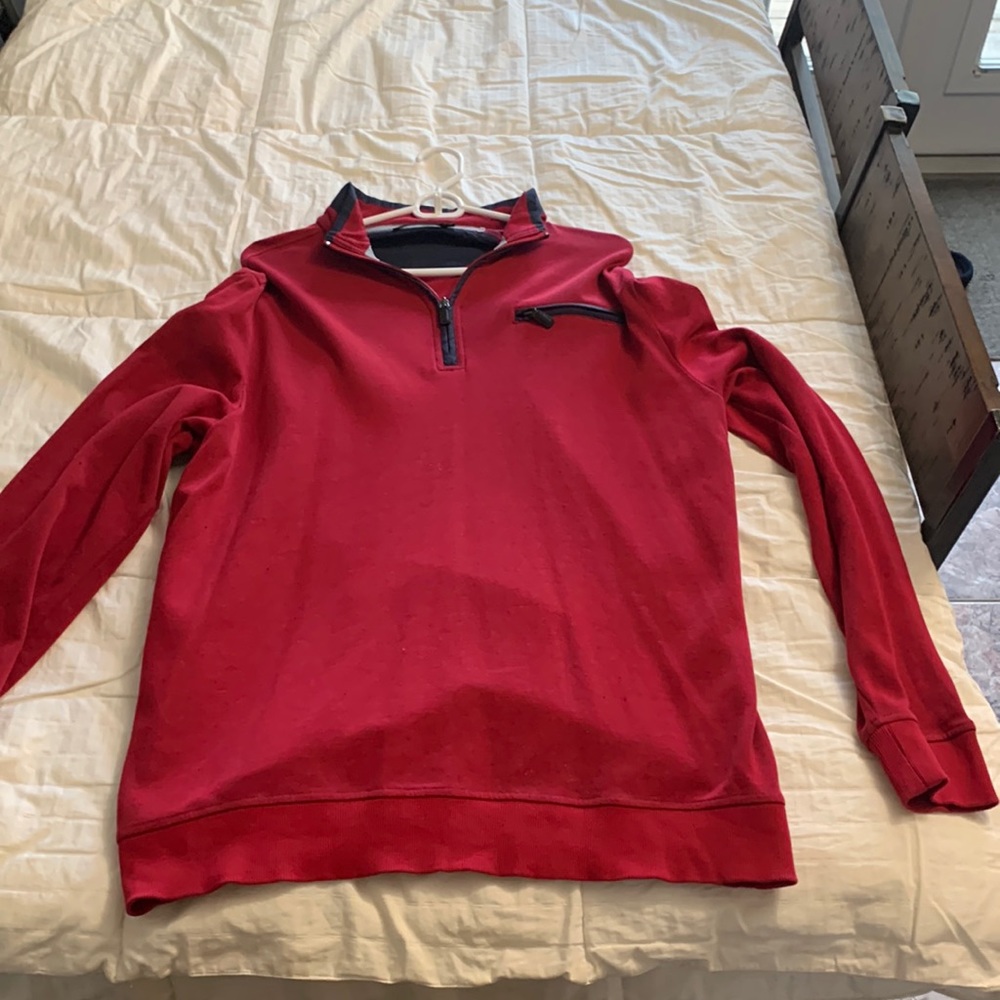 Red Men’s Bugatchi Sweater